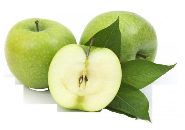  Ябълките на Семенко имат светло зелено сянка с много петна